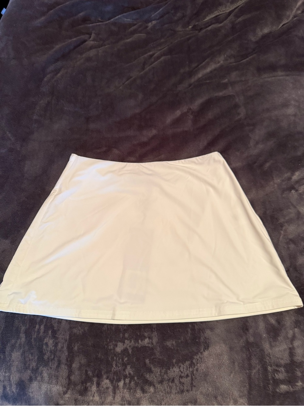 White Fox Boutique White Mini A-Line Skirt